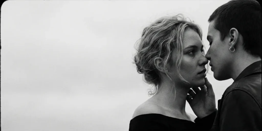 Młoda para na miejskim Skwerze w Warszawie